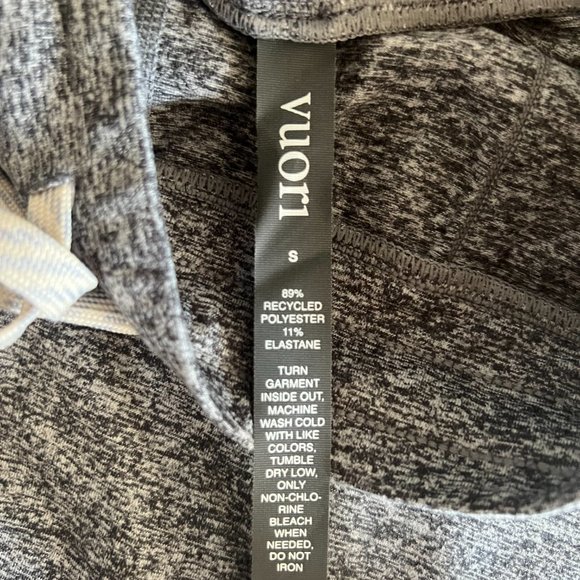 Vuori Halo Wide Leg Flare Pant - Size Small, Heather Grey - Picture 8 of 9